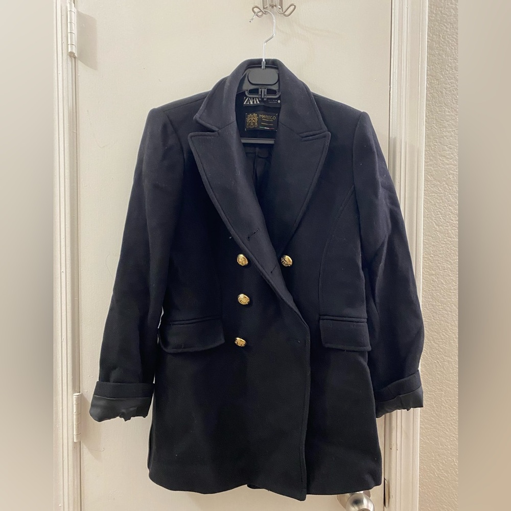 Zara Manteco Black Blazer